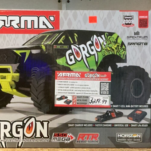 Gorgon 1/10th scale 2wd electric monster truck red