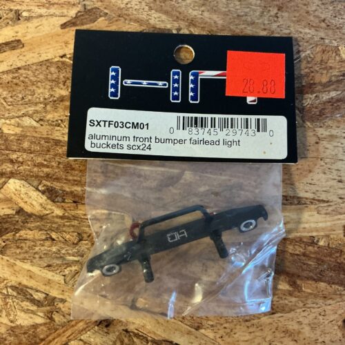 Aluminum front bumper fairlead light buckets