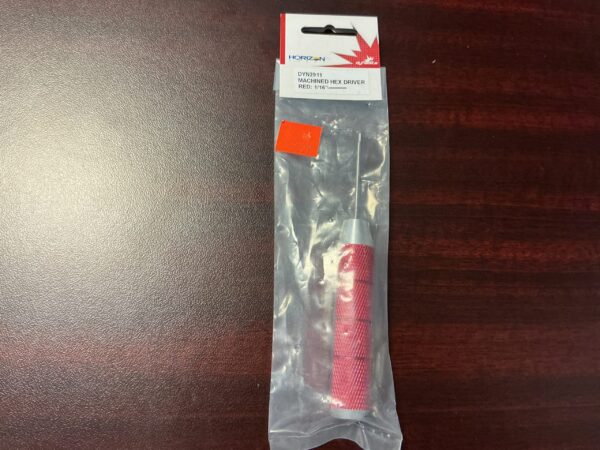 Machined hex driver 1/16”