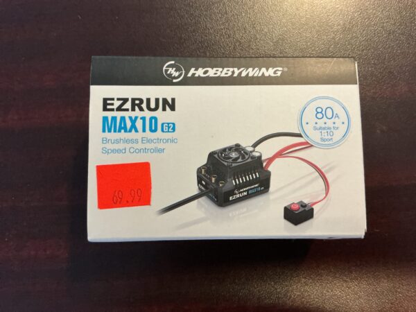 Exurb max 10 brushless electronic speed controller