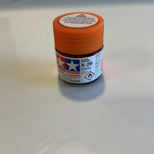 Clear orange x-26 ap