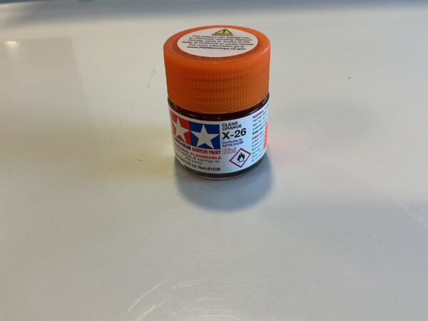 Clear orange x-26 ap
