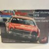 Final victory 1978 Chevrolet monte carlo