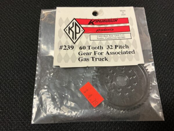 Spur Gear 60T 32p associated gas truck