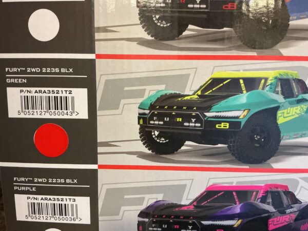 ARA3521T2 FURY 223S DSC 2WD RTR