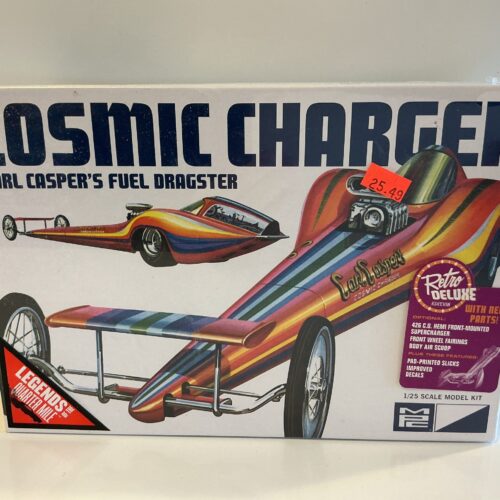 Cosmic charger Carl Casper’s fuel dragster